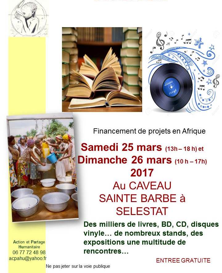 Bourse aux BD et CD 2017 de l'association ACPAHU