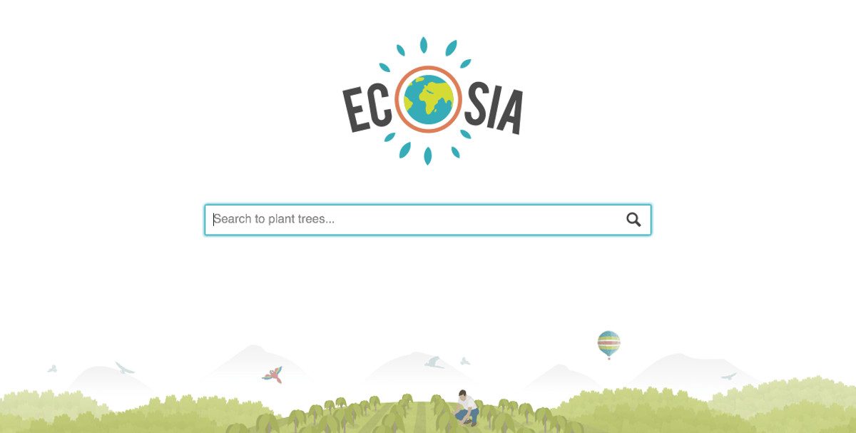 Ecosia, le moteur de recherche qui plante des arbres