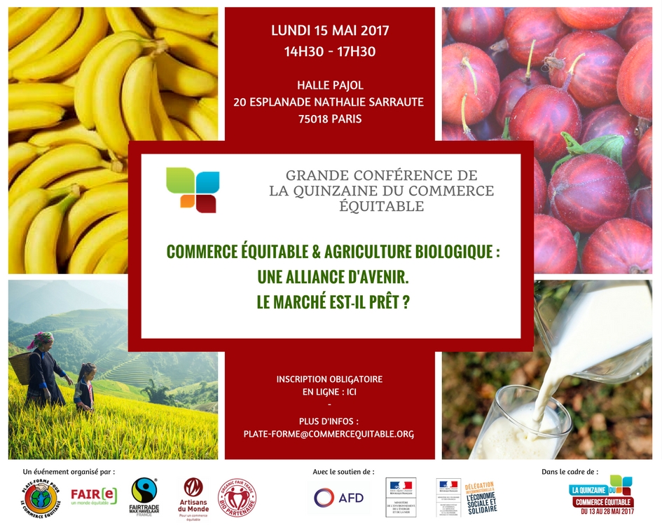 Conférence commerce équitable et agriculture biologique