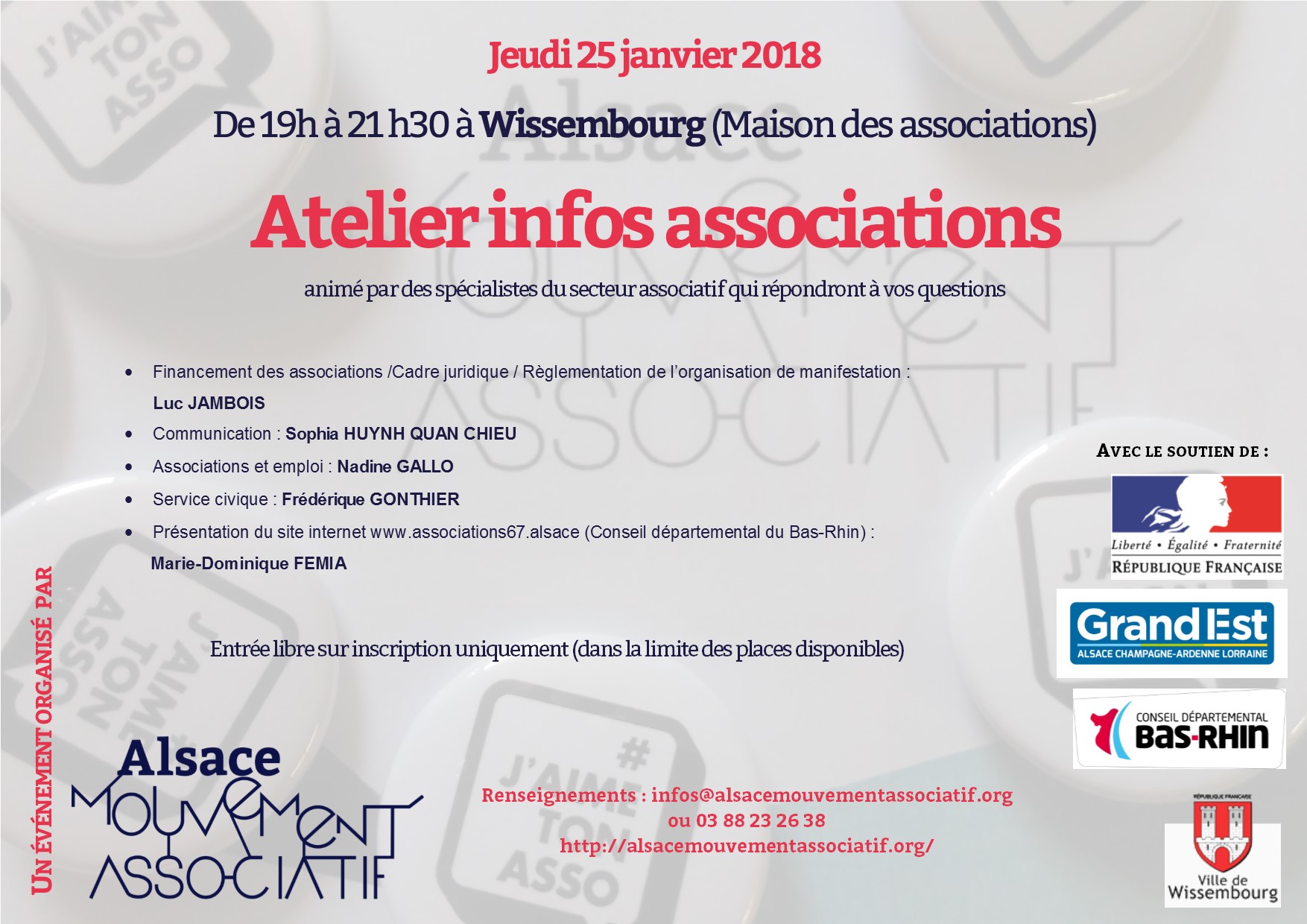 Atelier infos Associations
