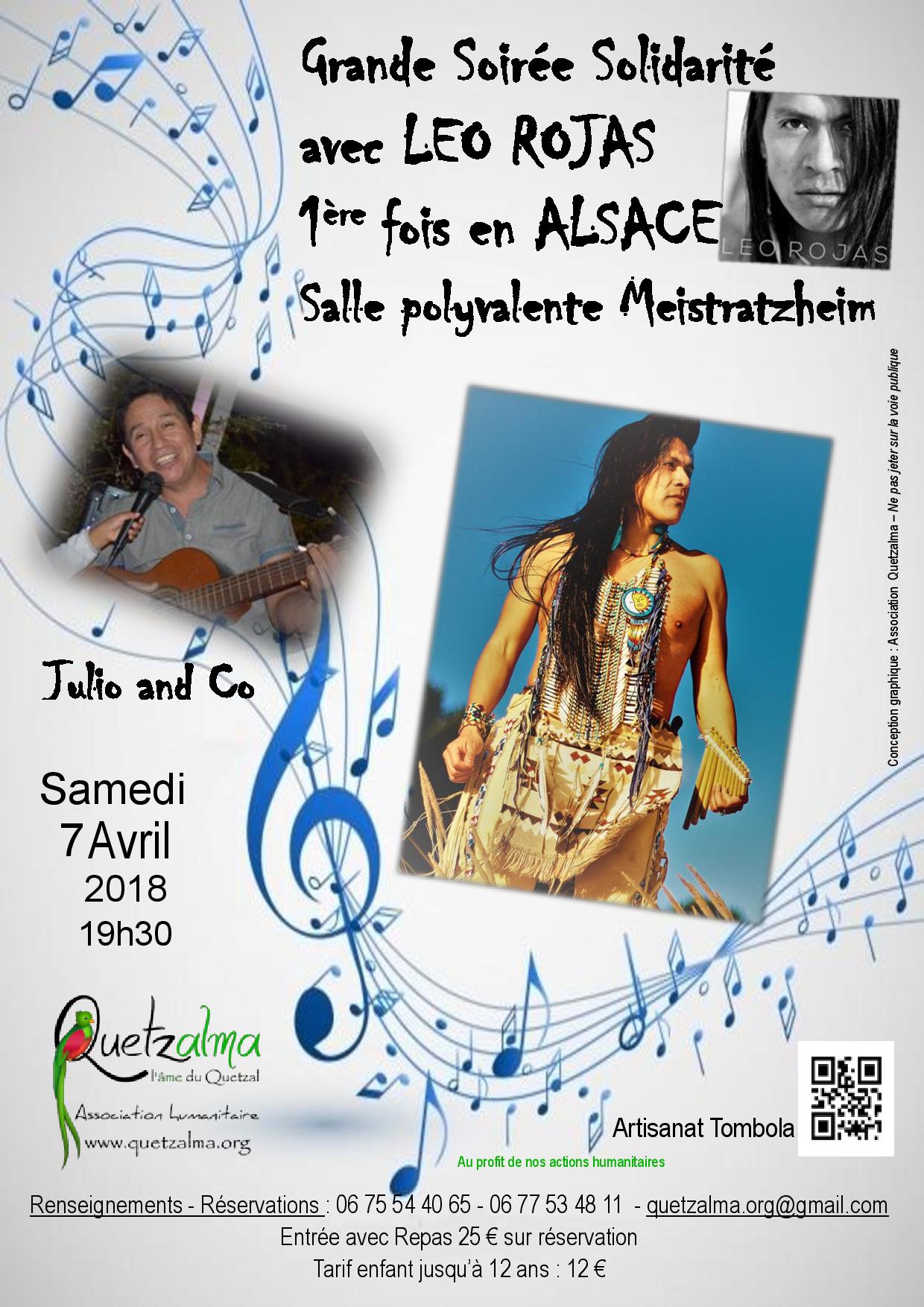 Grande soirée de solidarité par l'association QUETZALMA