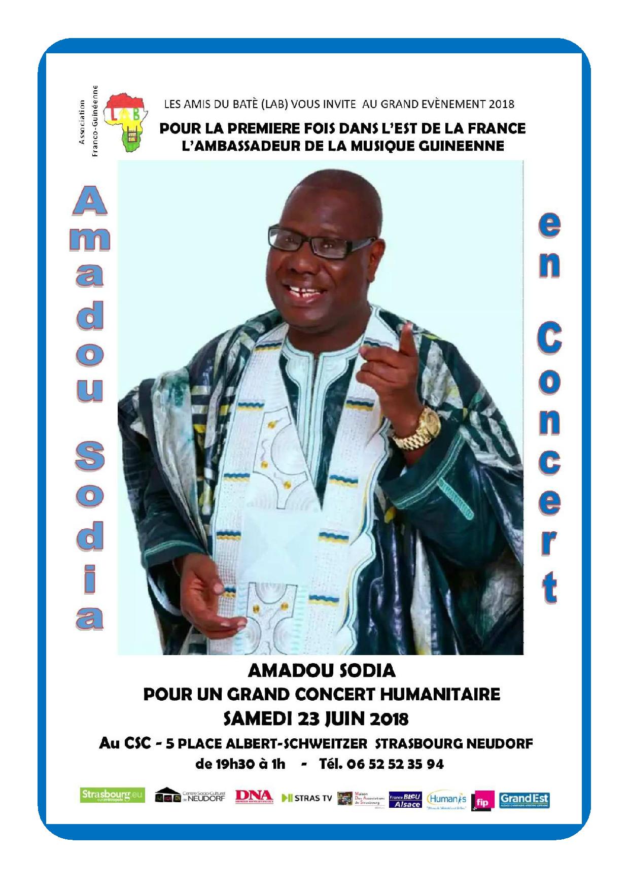 Concert Humanitaire d'Amadou SODIA