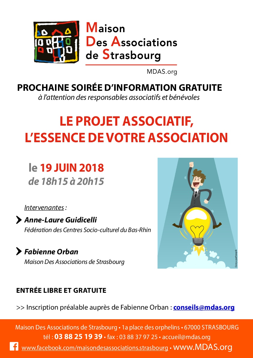 Soirée d'info : Le projet associatif, l'essence de l'association