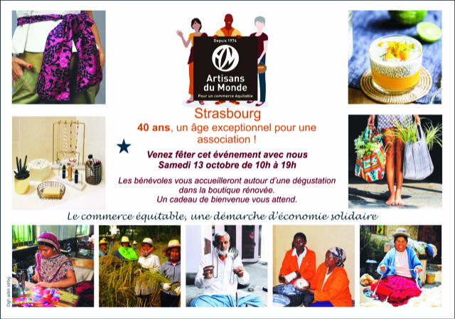 La boutique Artisans du Monde fête ses 40 ans !