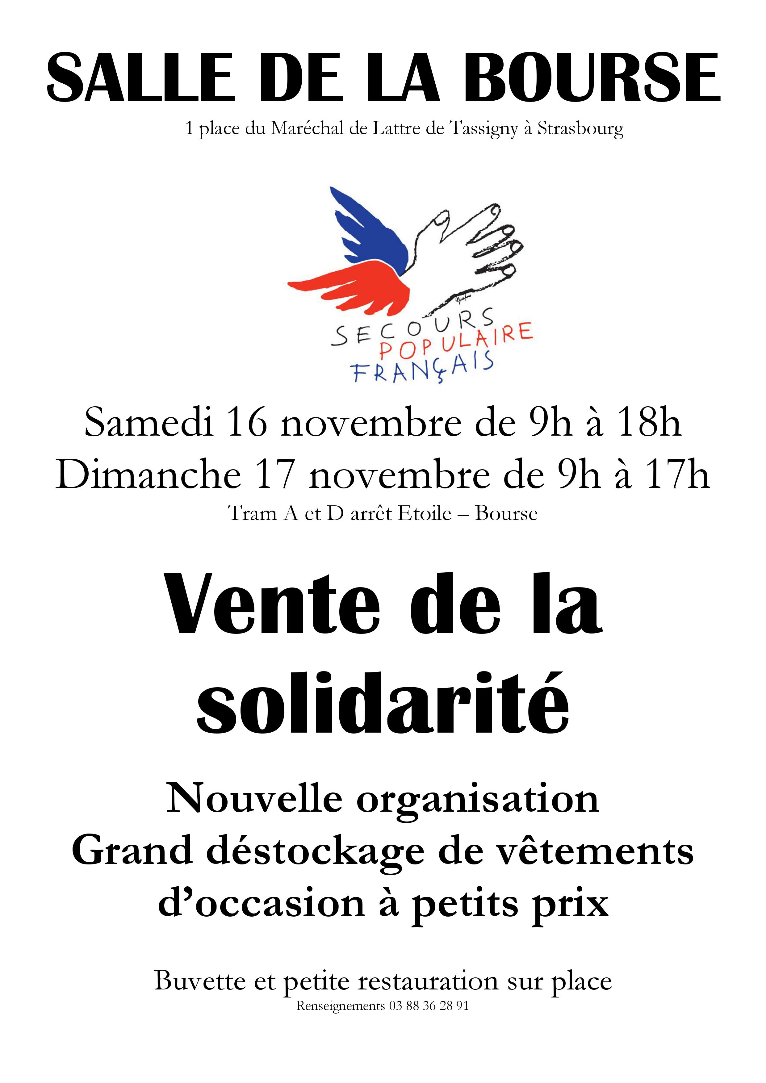 Secours Populaire français - Vente solidaire