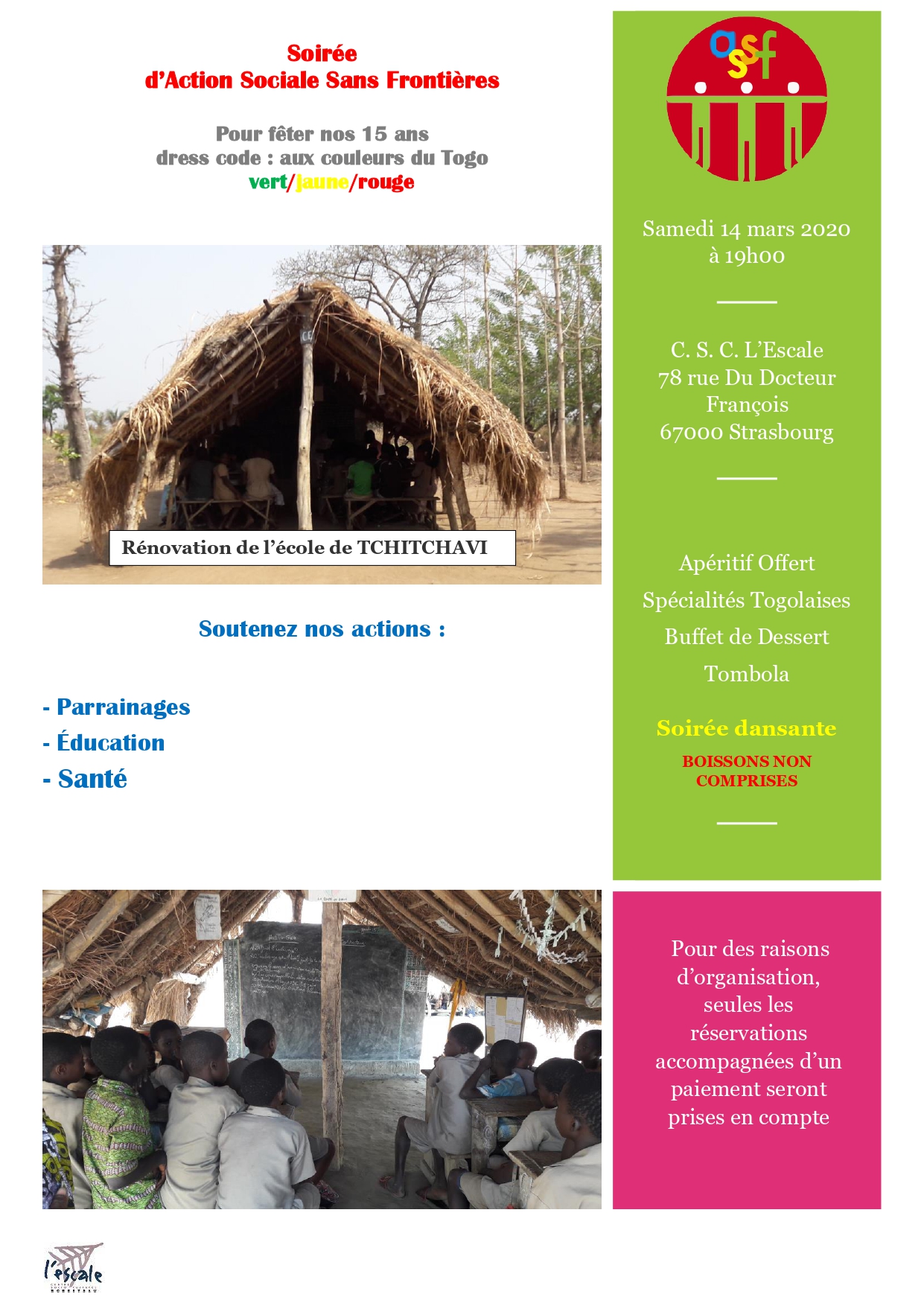 Action Sociale Sans Frontières - Fête annuelle