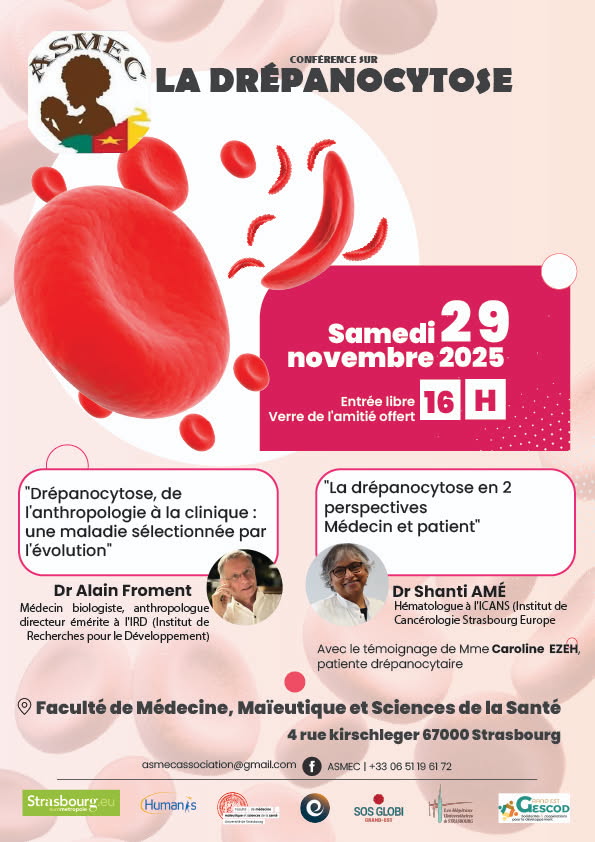 Affiche conférence drépanocytose