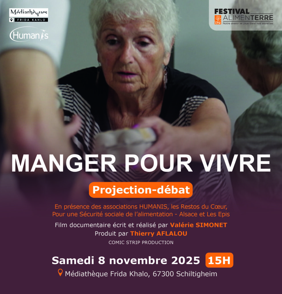 Projection du film Manger Pour Vivre