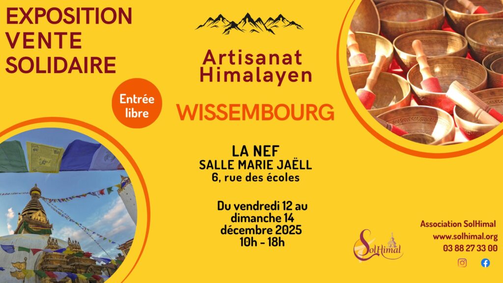 Expo-vente artisanat himalayen à Wissembourg
