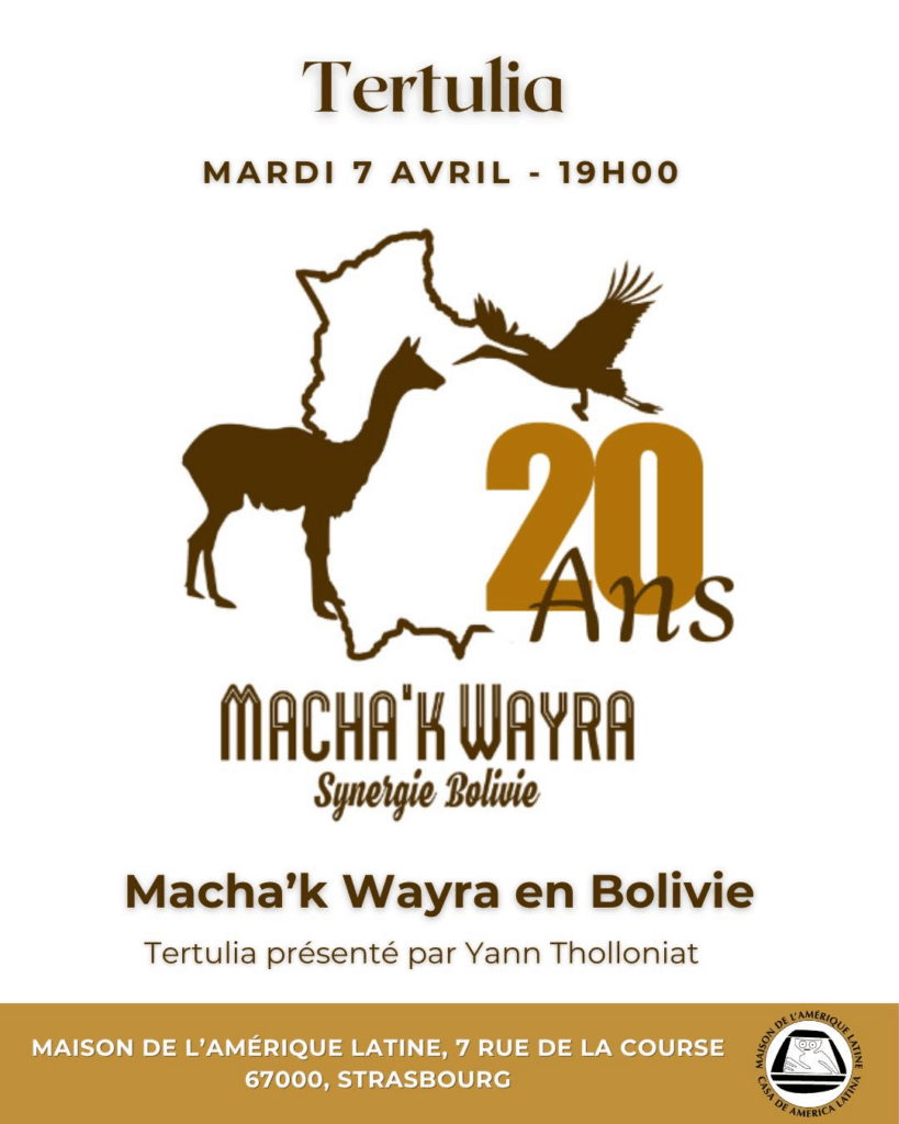 Soirée découverte de la Bolivie - Association Machak Wayra