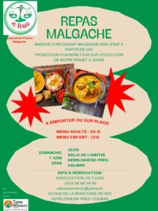 Repas malgache- Terre des Hommes 68