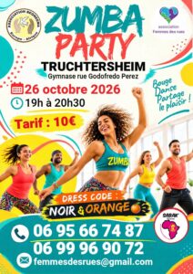 Zumba-Party-Beoneema-lundi 26 octobre 2026