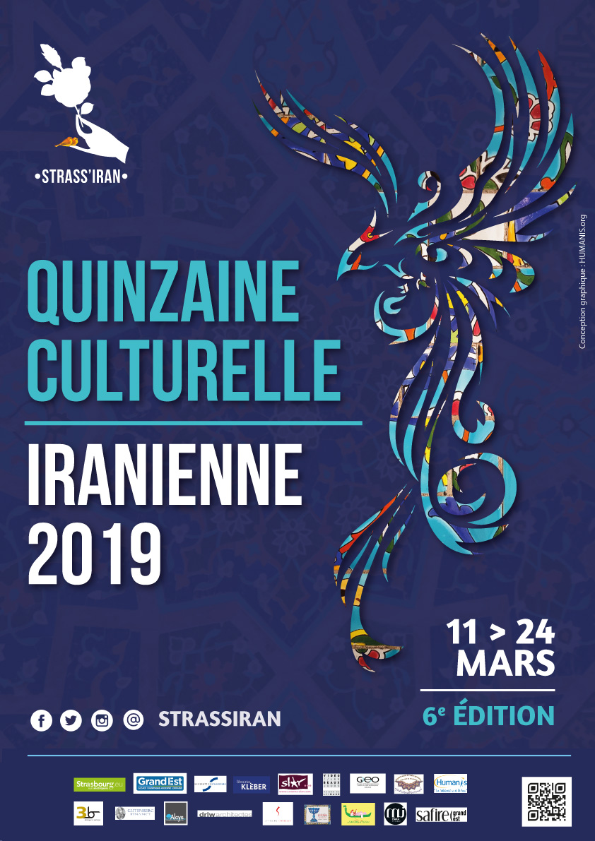 Affiche Quinzaine Culturelle Iranienne 2019